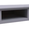 vidaXL Stôl sivý 108x45x76 cm masívne drevo paulovnia