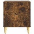 vidaXL Nočný stolík 2 ks Dymový dub 43 x 34,5 x 50 cm Kompozitné drevo