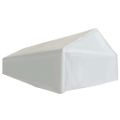 vidaXL Skladovací stan, PE 6x12 m, biely