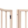 vidaXL Brána pre psa s dverami sklad. 12 panelov 960 cm topoľové drevo