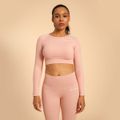Dámske tričko Hyper Crop-Top Pink - BeastPink, veľkosť XL, veľkosť oblečenia XL