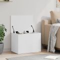 vidaXL Úložný box biely 60x42x46 cm kompozitné drevo