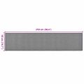 vidaXL Kobercový behúň tmavo sivý 50x250 cm