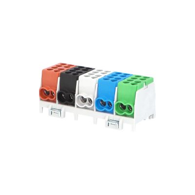Svorkovnica rozbočovacia HLAK 25 5/10 BSG-S, 100A, 5pól., AL/CU, IP20, na DIN /2080512