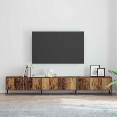 vidaXL TV jednotky 2 pcs Staré drevo 240 x 35 x 41 cm Kompozitné drevo