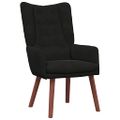 vidaXL kreslo Čierna 63 x 67 x 94 cm Zamat