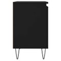 vidaXL Nočné skrinky 2 ks čierne 40x30x50 cm kompozitné drevo