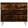vidaXL Botník dymový dub 70x36x60 cm spracované drevo