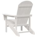 vidaXL Adirondack stolička Biela HDPE