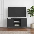 vidaXL TV skrinka 102 x 34,5 x 50 cm Čierna Kompozitné drevo