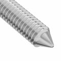 vidaXL Skrutka 2 ks Strieborná M6 x 50 mm Oceľ