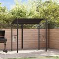 vidaXL Grilovací altánok 215x150x220 cm antracitový oceľový