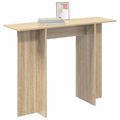 vidaXL Konzolový stôl Dub sonoma 100 x 30 x 75 cm Kompozitné drevo