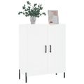 vidaXL Komoda biela 69,5x34x90 cm kompozitné drevo