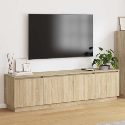 vidaXL TV skrinka Sonoma dub 180 x 38 x 49 cm Kompozitné drevo