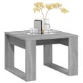 vidaXL Príručný stolík sivý dub sonoma 50x50x35 cm spracované drevo