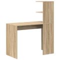 vidaXL Stôl Sonoma dub 102 x 50 x 124 cm Kompozitné drevo
