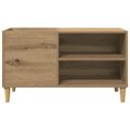 vidaXL Skrinka na platne dub artisan 84,5x38x48 cm kompozitné drevo