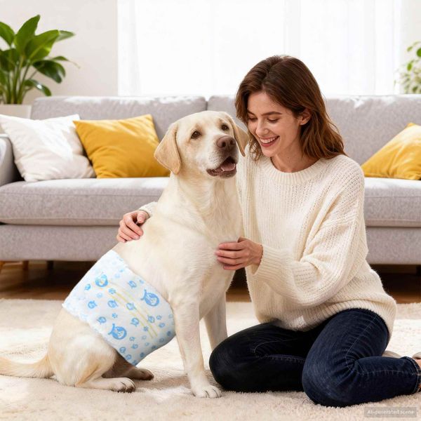 vidaXL Jednorazové psie plienky pre samcov 30 pcs Biely L