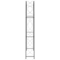 vidaXL Záhradná pergola čierna 150x34x240 cm železná