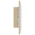 vidaXL LED kúpeľňové zrkadlo dubu sonoma 60x8,5x37 cm, akryl