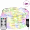 vidaXL Lano so svetlom s 120 LED-i Viacfarebný 5 m PVC