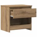 vidaXL Nočné skrinky 2 ks Dub Artisan 40x30x39 cm Drevo
