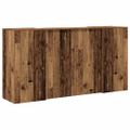 vidaXL Recepčný stôl staré drevo 200x50x103,5 cm kompozitné drevo