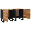 vidaXL Nočné stolíky 2 ks 40x33x46 cm akáciový masív