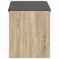 vidaXL Predsieňová lavica Sonoma dub 63 x 38 x 45 cm