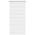 vidaXL Zebrová roleta 80,9x150 cm Šírka látky 76,7 cm biela