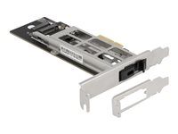 Radič úložiska - M.2 - M.2 NVMe karta - nízky profil - PCIe 3.0 x4