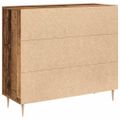 vidaXL Servírovacia skriňa Staré drevo 90 x 34 x 80 cm