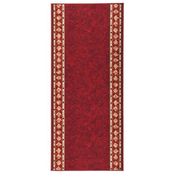 vidaXL Koberec behúň červený 80x200 cm protišmykový