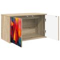 vidaXL Nástenný TV kabinet HEESCH 69 x 33 x 40 cm Dub sonoma