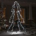 vidaXL Vianočný stromček, kužeľ, 200 LED, dovnútra aj von 98x150 cm