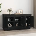 vidaXL Komoda čierna 102x35x55 cm spracované drevo