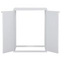 vidaXL Skrinka na práčku biela 68,5x64,5x88 cm PVC
