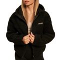 Dámska bunda Hoodie Bliss Black - BeastPink, veľkosť XS, veľkosť oblečenia XS