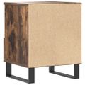 vidaXL Nočné stolíky 2 ks dymový dub 40x35x50 cm kompozitné drevo