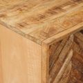 vidaXL Úložné skrine Hnedá 90 x 33,5 x 75 cm Masívne mango drevo