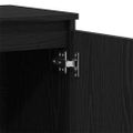 vidaXL Servírovacia skriňa Čierna 102 x 35 x 60 cm Kompozitné drevo