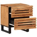 vidaXL Nočný stolík 40x34x46 cm akáciový masív