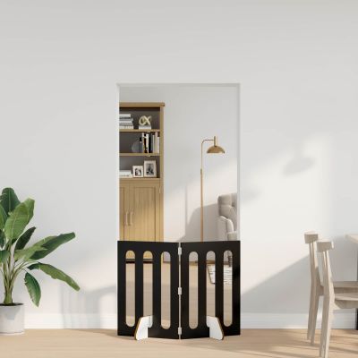 vidaXL Sklápacia bezpečnostná zábrana pre domáce zvieratá 2 pcs