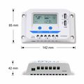 Solárny regulátor PWM Epever VS1024AU, 12/24 V, 10 A s LCD displejom
