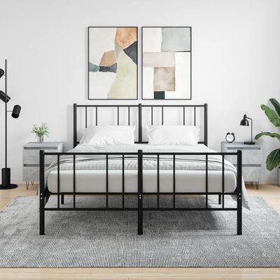 vidaXL Nočné stolíky 2 ks betónovo sivé 40x35x50 cm kompozitné drevo