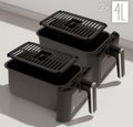 Fritéza teplovzdušná Tees Digital Air Fryer Dual POT XXL TSA8089, 8L, 2700W Fritéza horkovzdušná TEESA DIGITAL AIR FRYER DUAL POT XXL TSA8089, 8L, 2700W