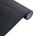 vidaXL Samolepiaca nálepka na nábytok, matná čierna, 90x500 cm, PVC