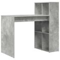 vidaXL Stôl Betónová šedá Kompozitné drevo 108 x 55 x 103.5 cm