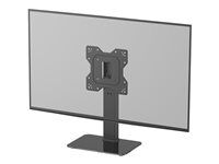Stojan - pre televízie - oceľ - čierna - veľkosť obrazovky: 23"-43" - stolový stojan